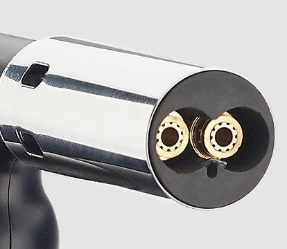 nozzle of a flame gun