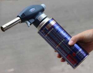 fix torch in to butane tank