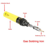 gas sodering iron yellow